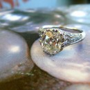 Art Deco Design Engagement Rings